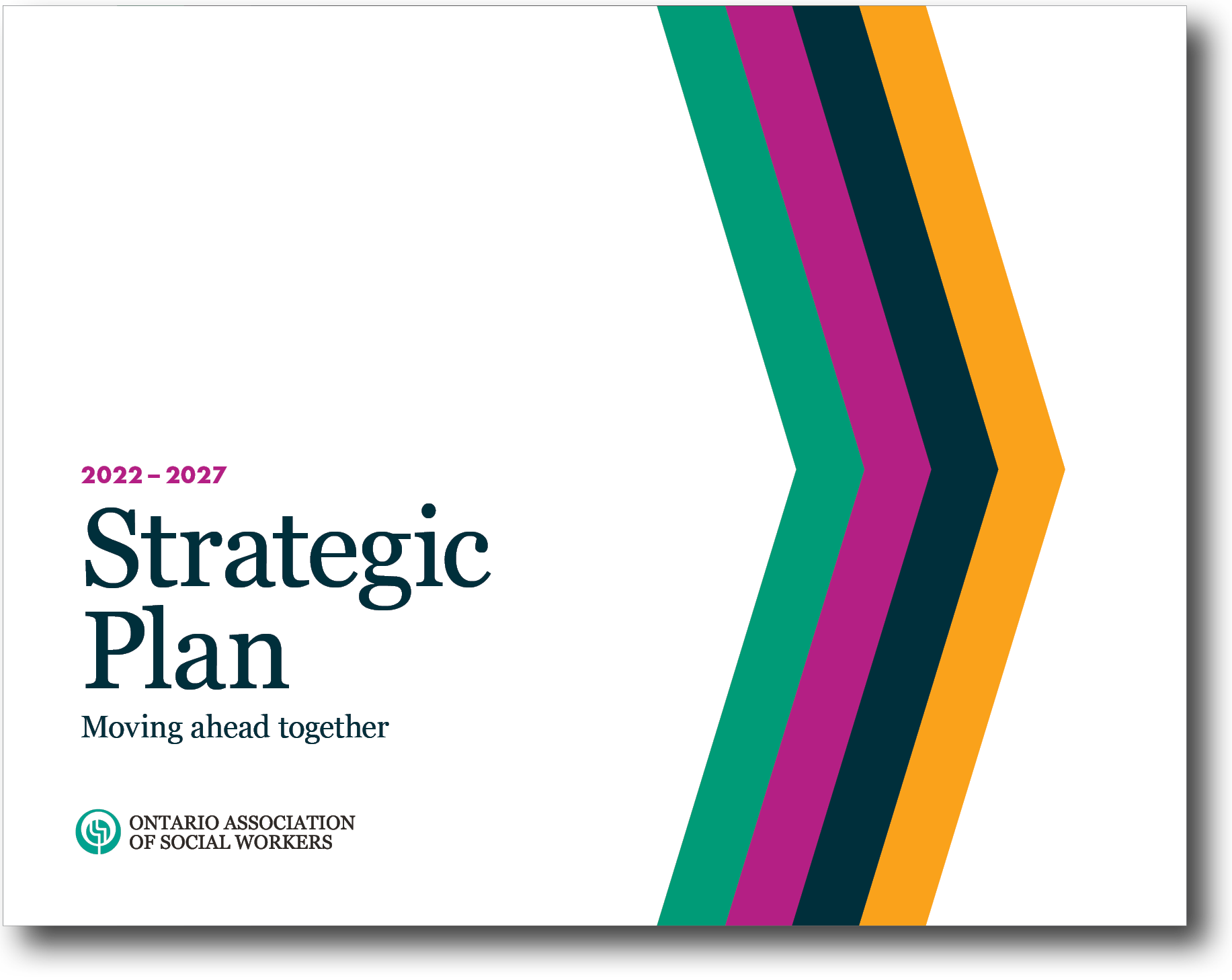 Cover page of detailed version of OASW's 2022-2027 Strategic Plan