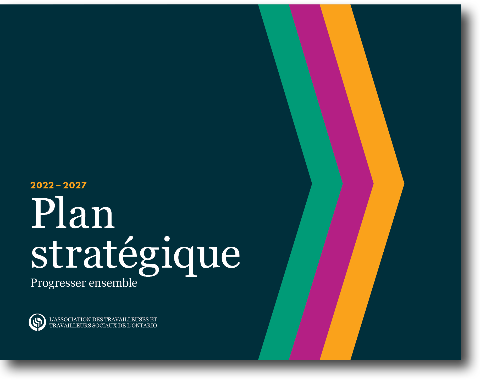 Page de couverture de la version résumée du plan stratégique 2022-2027 de l'ATTSO.