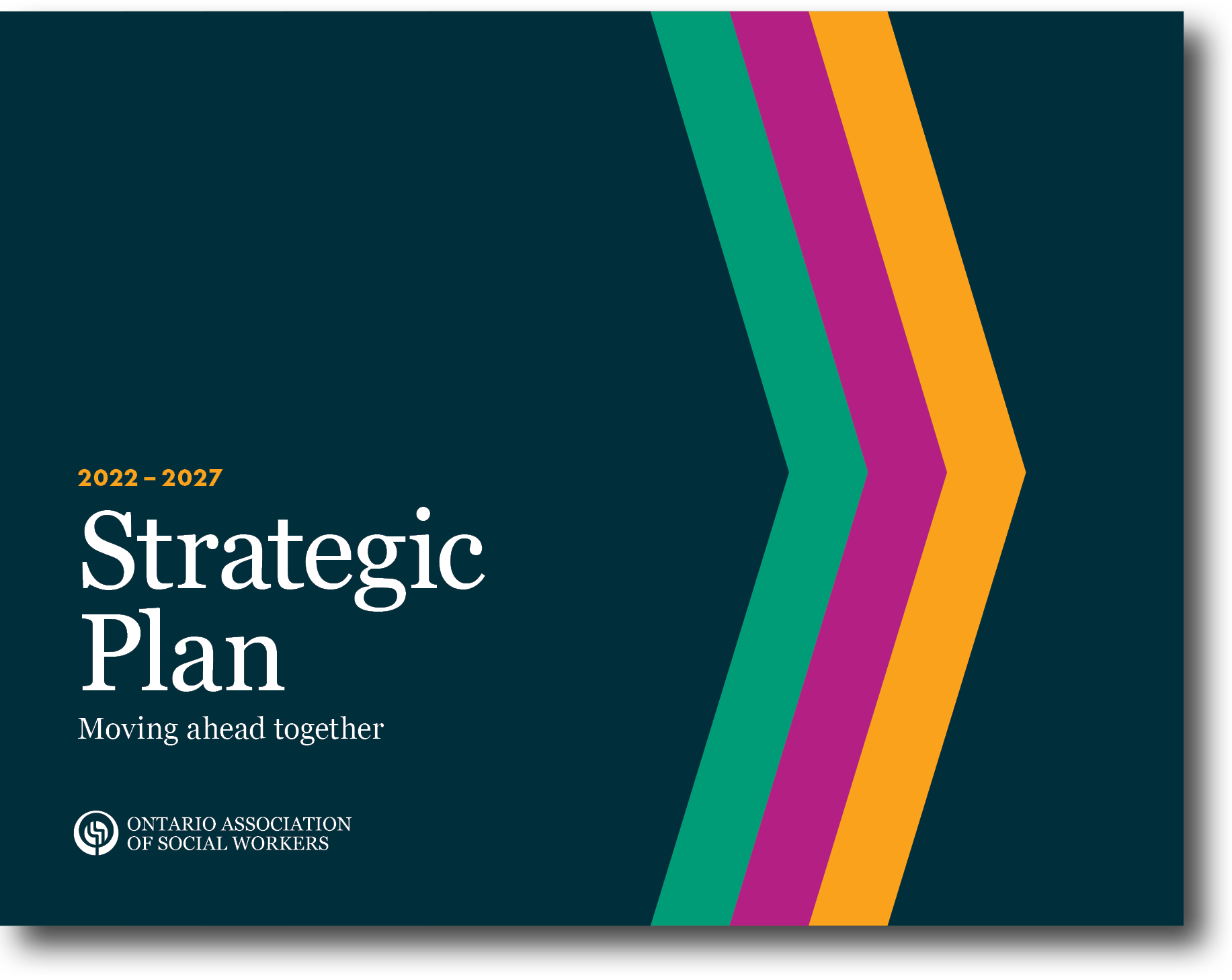 Cover page of summary version of OASW's 2022-2027 Strategic Plan